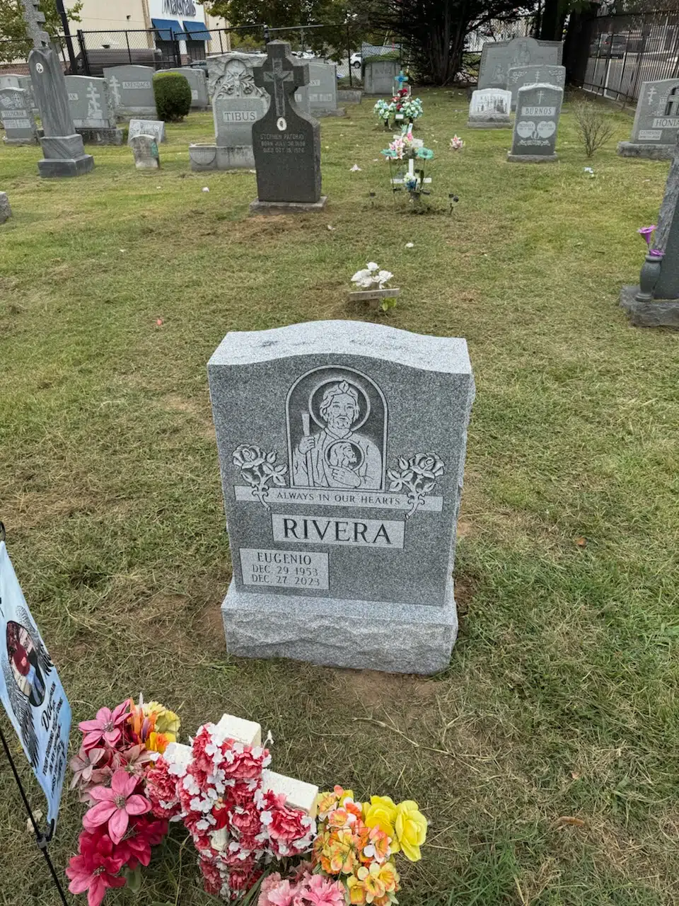 Granite Companion / Double Headstone hand-carved by Companion Stone Shop in NJ — image 4