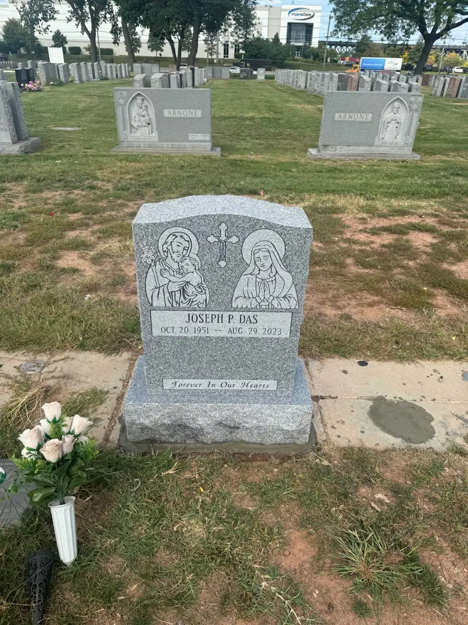 Granite Companion / Double Headstone hand-carved by Companion Stone Shop in NJ — image 7